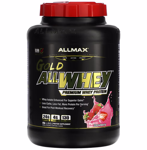 ALLMAX Gold AllWhey 草莓味乳清蛋白 5磅