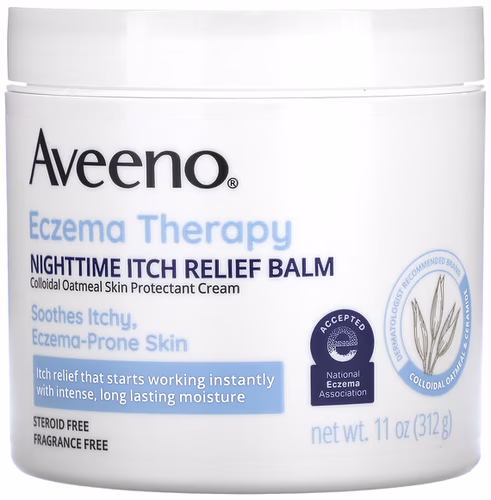 Aveeno 濕疹夜間止癢膏 無香料 312克