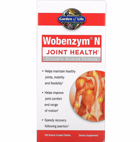 Garden of Life Wobenzym N 關節健康100粒腸溶片