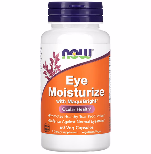 NOW Foods MaquiBright 眼部保濕配方 60粒素食膠囊