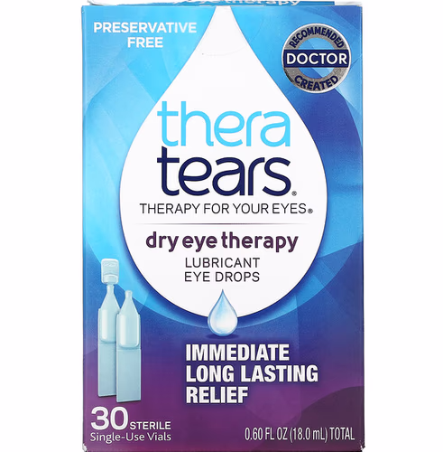 TheraTears 乾眼療法潤滑眼藥水 30支無菌單次小瓶